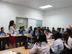 กล่าวต้อนรับพร้อมเตรียมความพร้อมก่อนการเรียนรู้