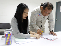 ลงทะเบียนรับเอกสารประกอบการฝึกอบรม