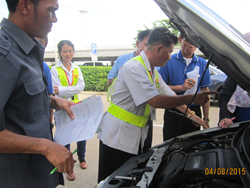 การตรวจสอบและเตรียมความพร้อมของยานพาหนะ
