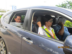 สาธิตเทคนิคการขับรถแบบบรรยาย