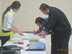 ลงทะเบียนรับเอกสารประกอบกิจกรรมฝึกอบรม