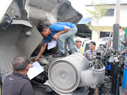 การตรวจสอบ และเตรียมความพร้อมของรถบรรทุก และรถหัวลากก่อนการเดินทาง Pre-Trip Inspection