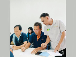 ลงทะเบียนรับเอกสารประกอบการฝึกอบรม
