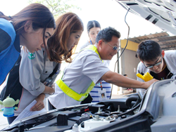 การตรวจสอบ และเตรียมความพร้อมของยานพาหนะเบื้องต้น