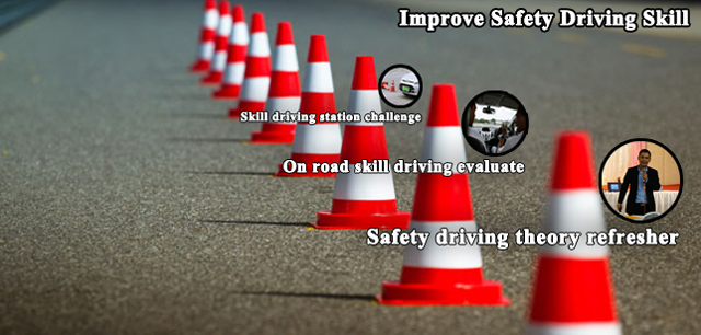 หลักสูตร พัฒนาทักษะการขับรถอย่างปอลดภัย Improve Safety Driving Skill